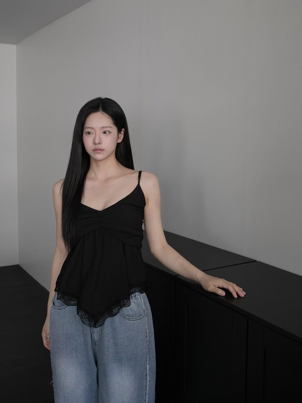 UNSANE韓國直郵實拍女士新款休閑熱賣推薦26夏季吊帶背心UNSANE吊帶/背心