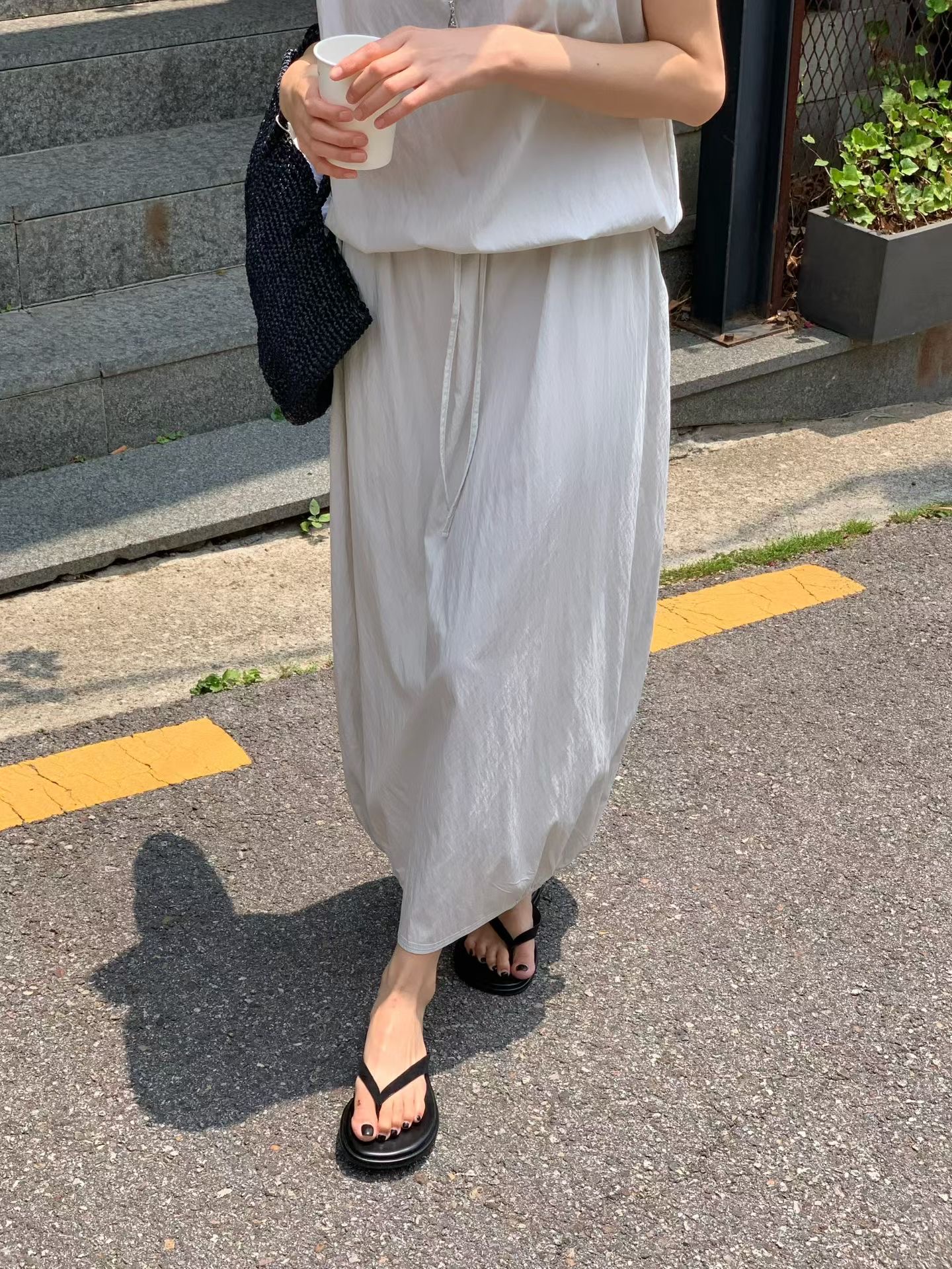 NOMAD韓國直郵實拍女士新款26夏季休閑熱賣人氣推薦時尚長裙NOMAD長裙