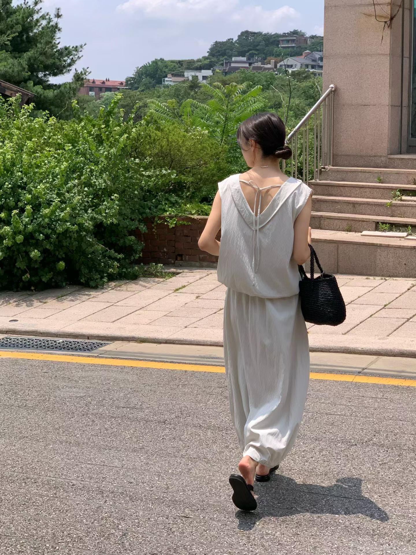 NOMAD韓國直郵實拍女士新款26夏季休閑熱賣人氣推薦時尚長裙NOMAD長裙