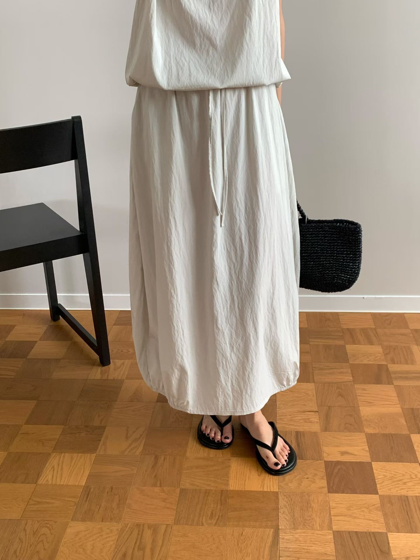 NOMAD韓國直郵實拍女士新款26夏季休閑熱賣人氣推薦時尚長裙NOMAD長裙圖色1