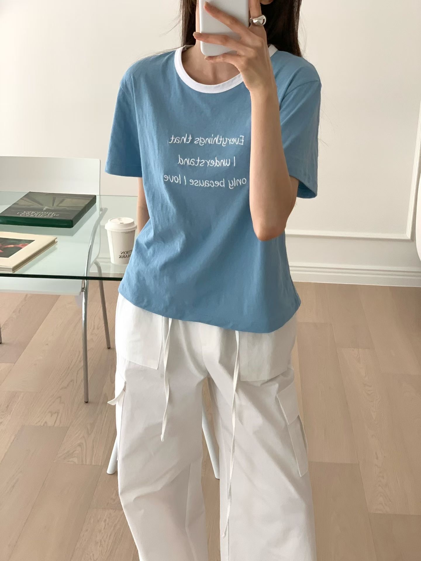 NOMAD東大門實拍韓國女士新款26夏季推薦時尚休閑人氣T恤NOMADT恤圖色3