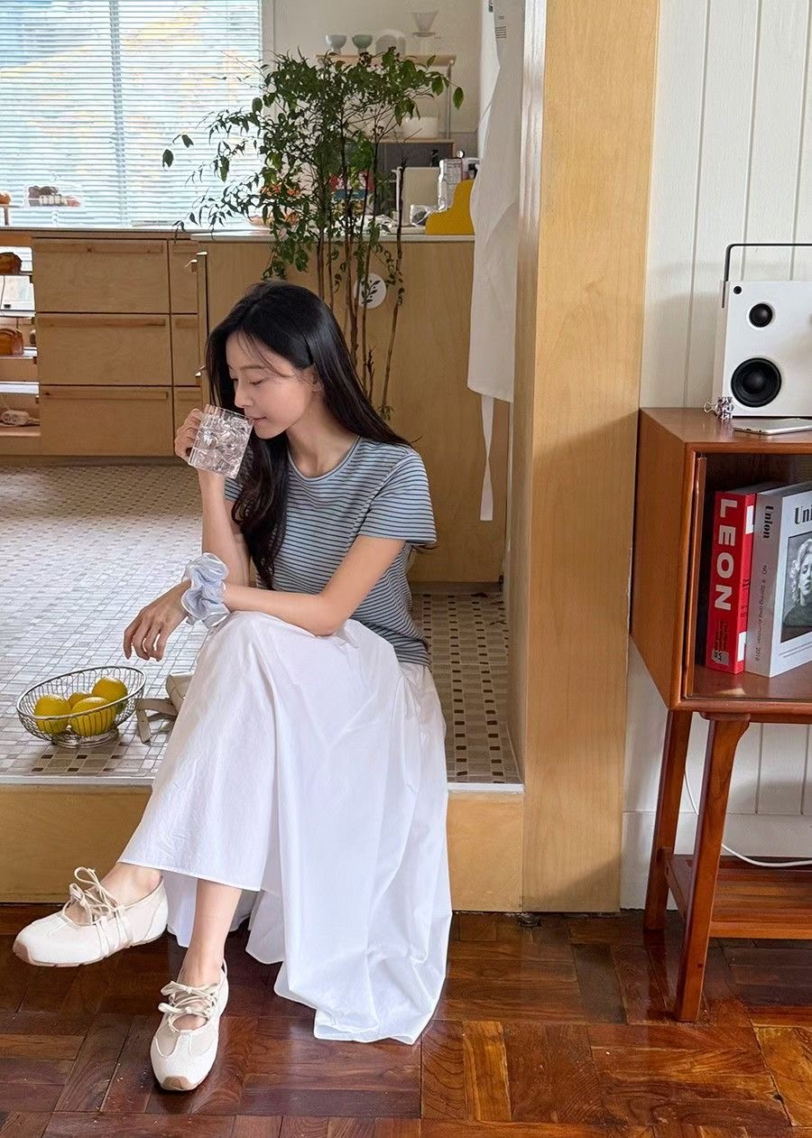 ALLU韓國東大門代購女裝新品人氣時尚26夏季推薦休閑長裙ALLU長裙