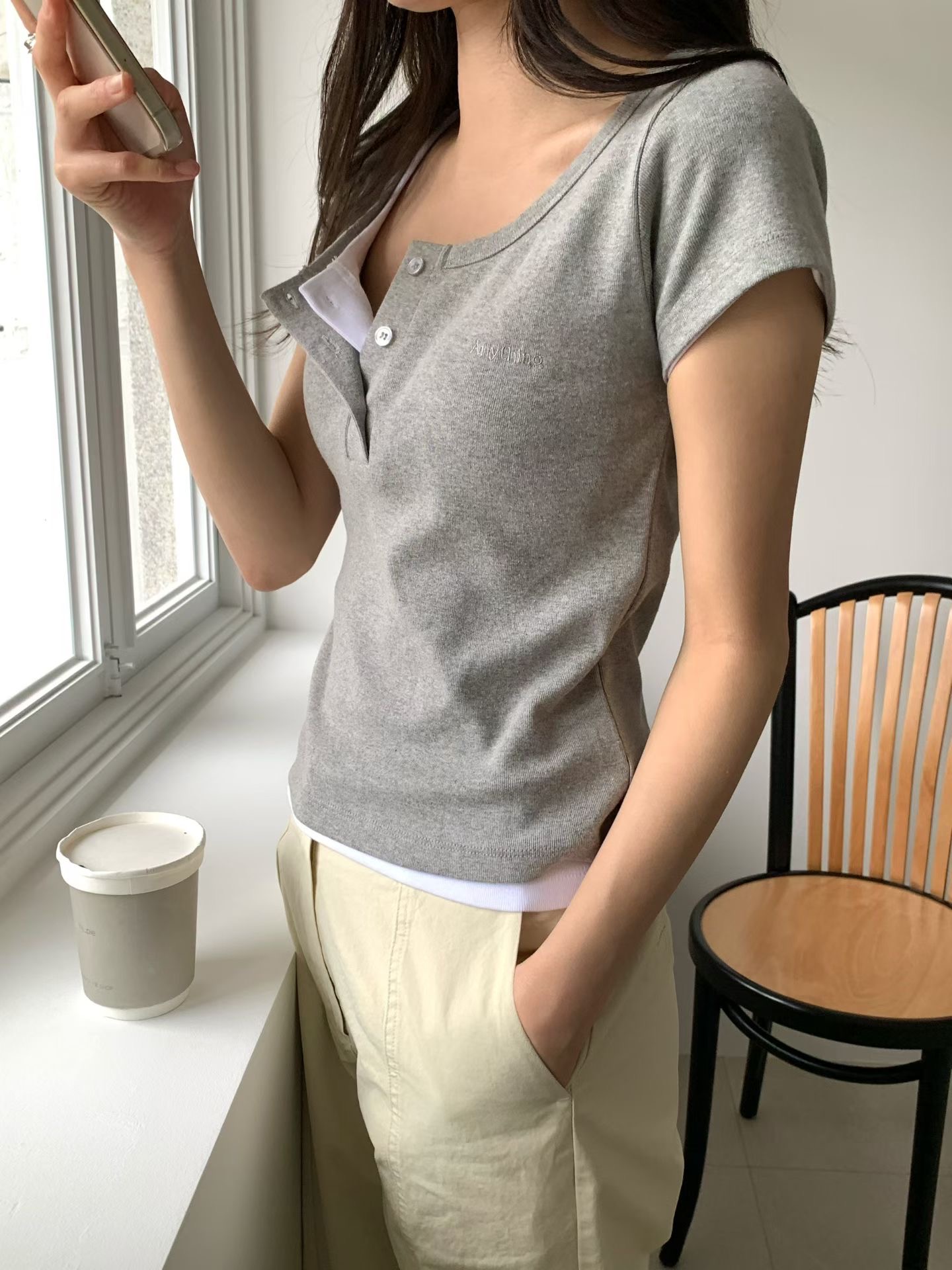 NOMAD韓國代購女士新品人氣推薦熱賣時尚休閑26夏季T恤NOMADT恤