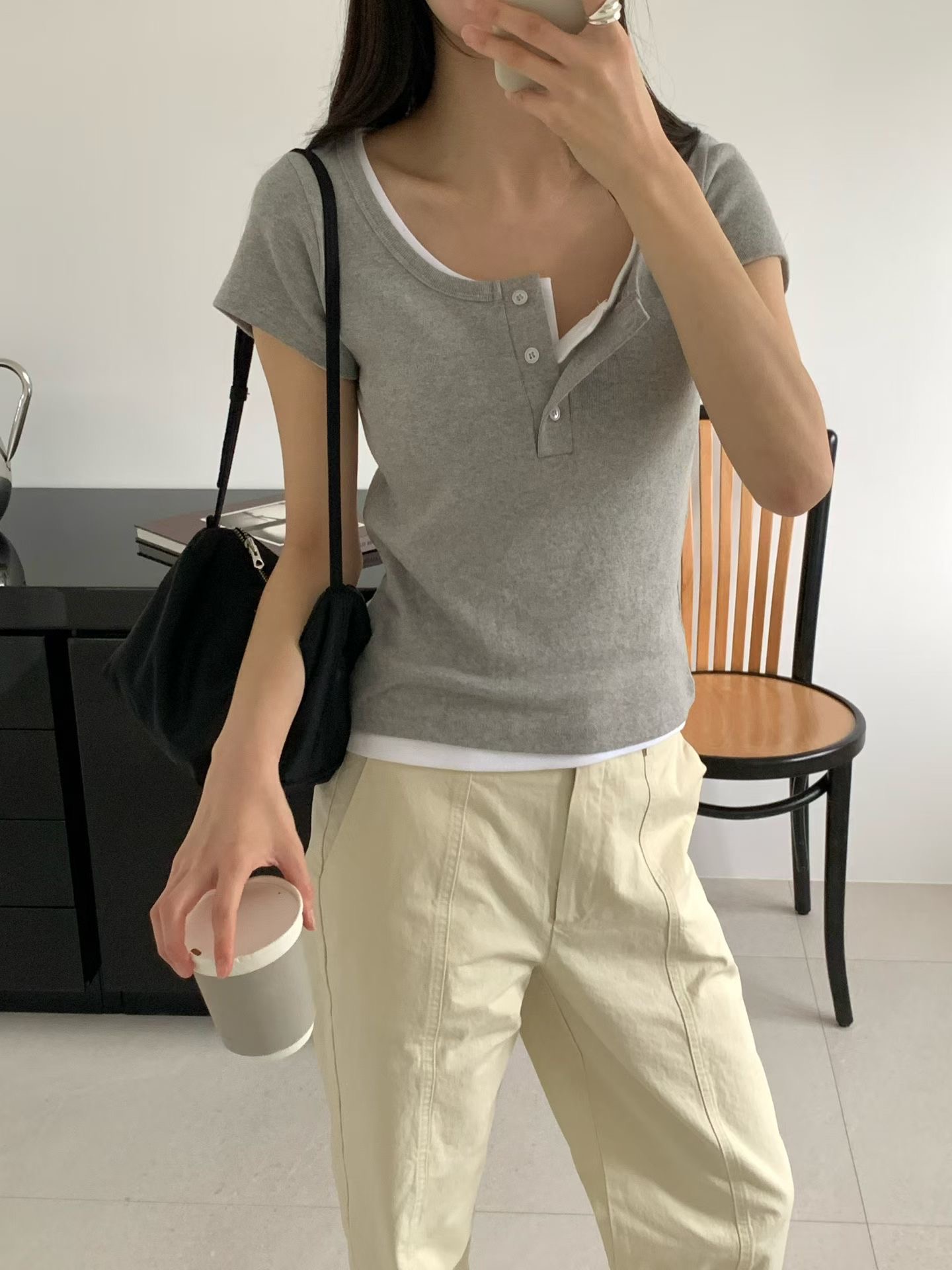 NOMAD韓國代購女士新品人氣推薦熱賣時尚休閑26夏季T恤NOMADT恤