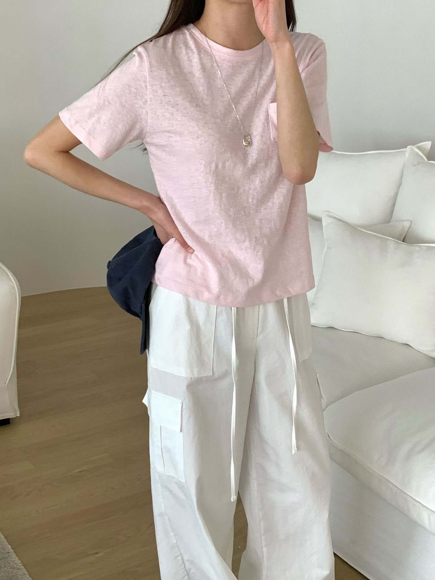 NOMAD韓國直郵實拍女士新款時尚休閑26夏季熱賣推薦T恤口袋NOMADT恤