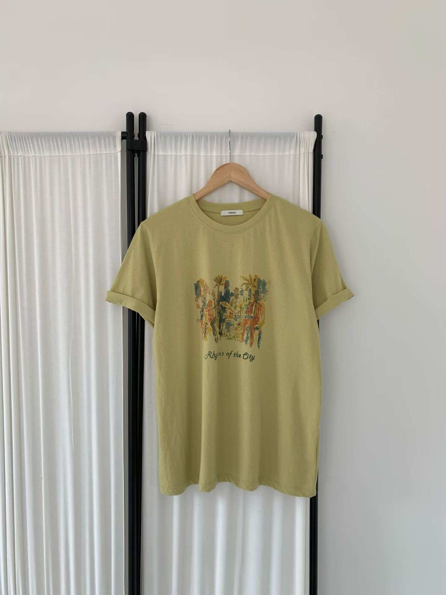 NOMAD韓國直郵女士新品26夏季熱賣人氣時尚休閑推薦T恤NOMADT恤圖色1