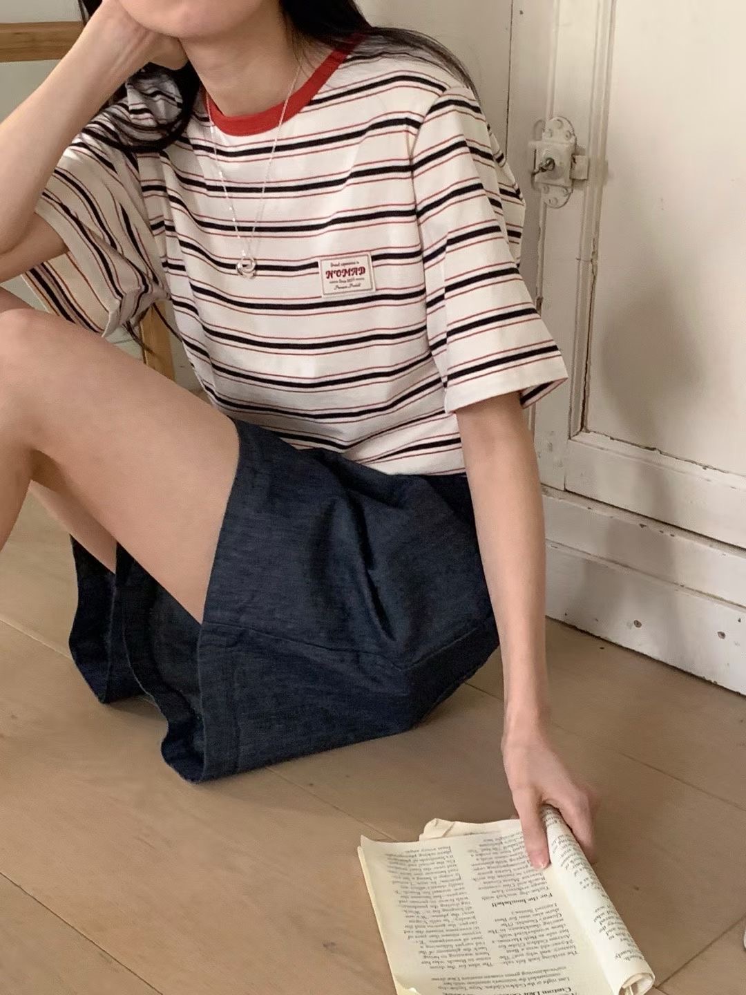 NOMAD韓國直郵實拍女士新款人氣時尚休閑熱賣26夏季推薦T恤NOMADT恤