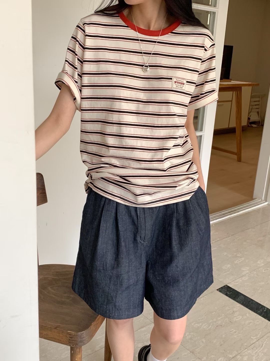 NOMAD韓國直郵實拍女士新款人氣時尚休閑熱賣26夏季推薦T恤NOMADT恤圖色3