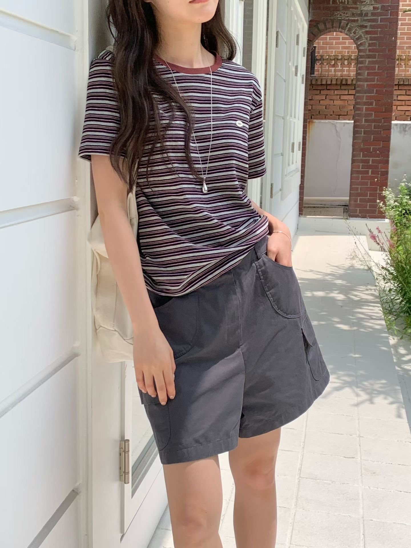 NOMAD韓國直郵實拍女裝新款26夏季熱賣時尚推薦休閑人氣T恤NOMADT恤