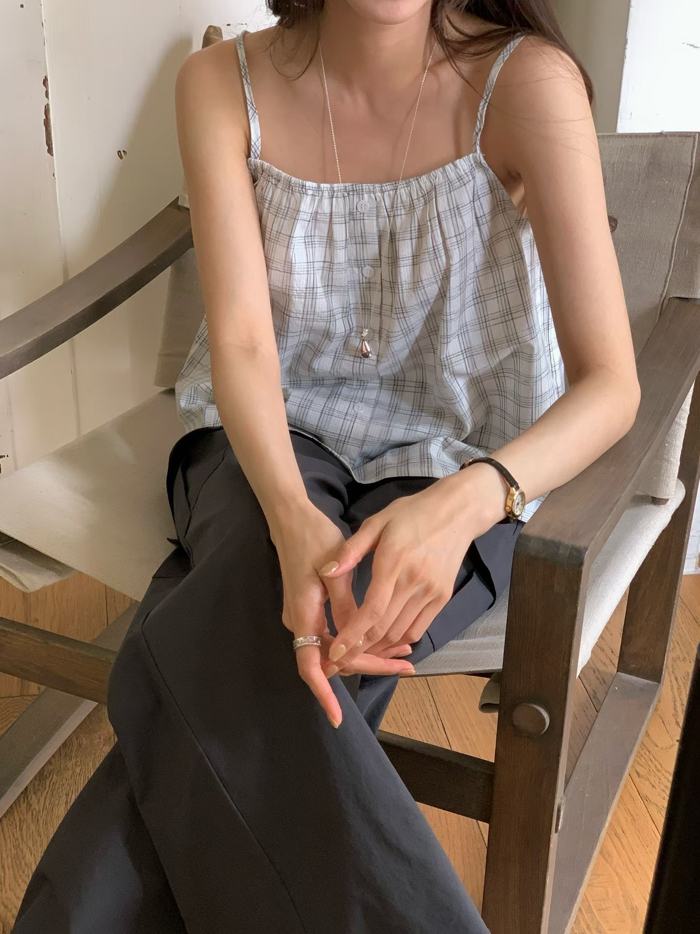 NOMAD韓國直郵女裝新品人氣休閑26夏季熱賣推薦時尚吊帶背心NOMAD吊帶/背心