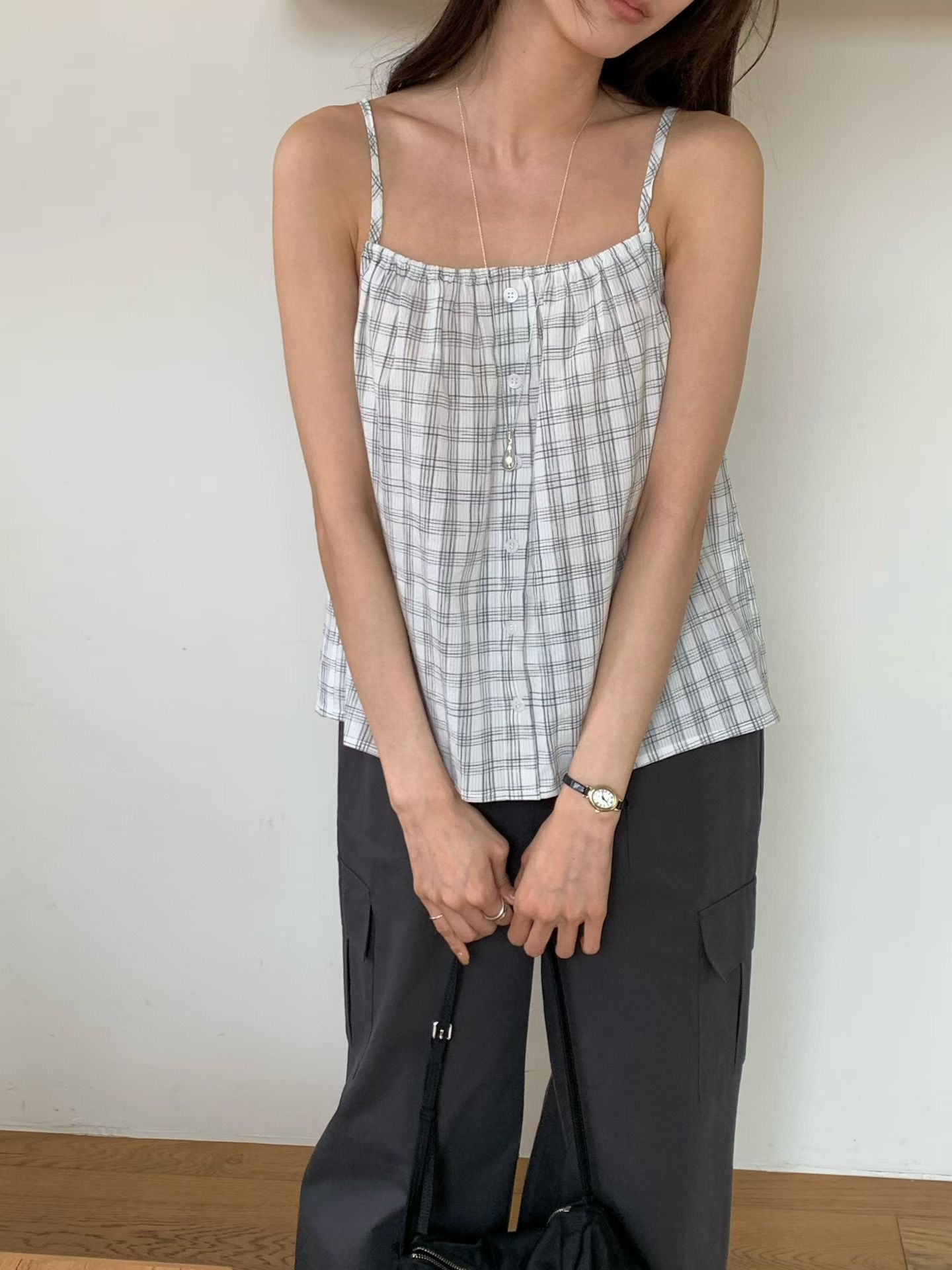 NOMAD韓國直郵女裝新品人氣休閑26夏季熱賣推薦時尚吊帶背心NOMAD吊帶/背心圖色2