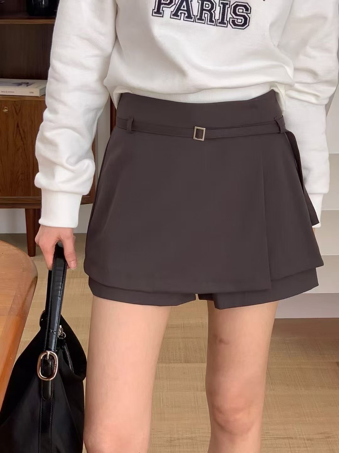NOMAD東大門實拍韓國女裝新款休閑26夏季熱賣時尚裙褲腰帶NOMAD裙褲圖色1