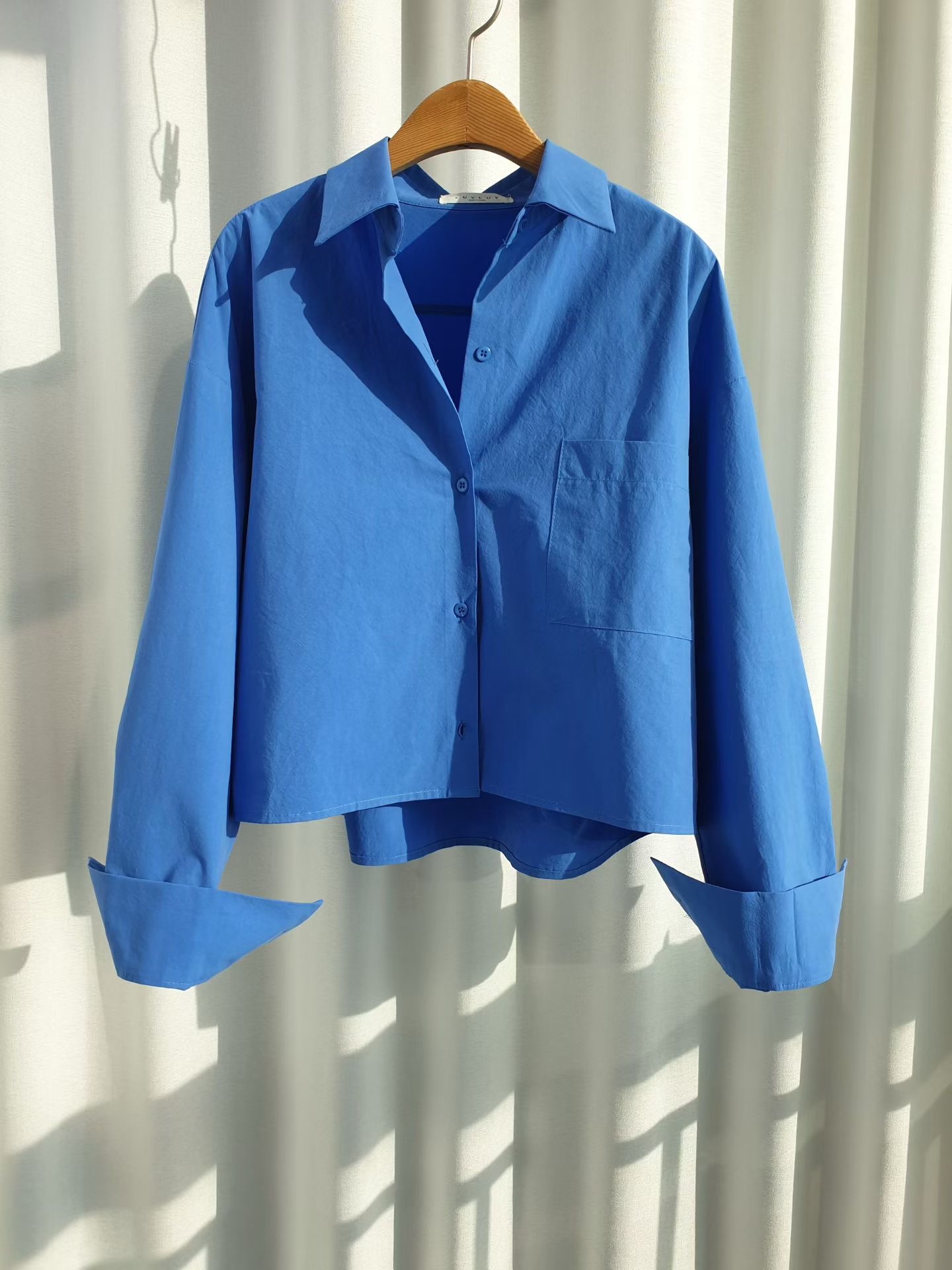LUVLUV-럽럽-OT東大門代購女裝新品26春夏襯衫蕾絲衫口袋LUVLUV襯衫/蕾絲衫圖色4