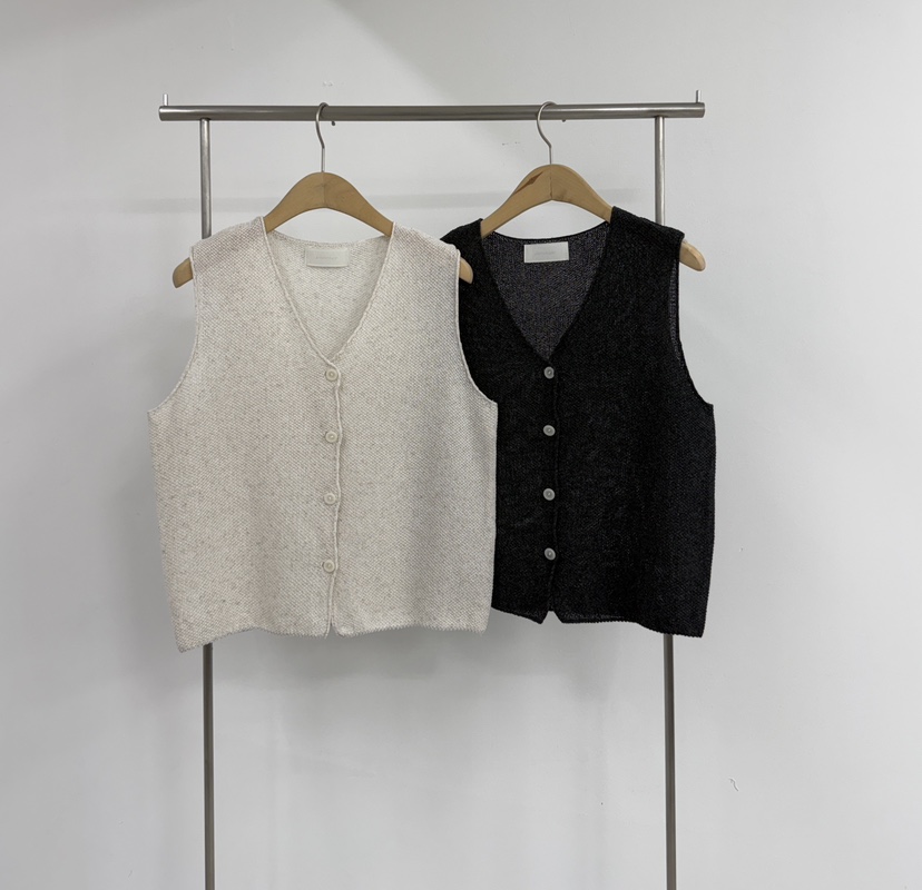 YIKHO STYLE韓國直郵女裝新品時尚職業人氣休閑26春夏馬甲YIKHO STYLE馬甲