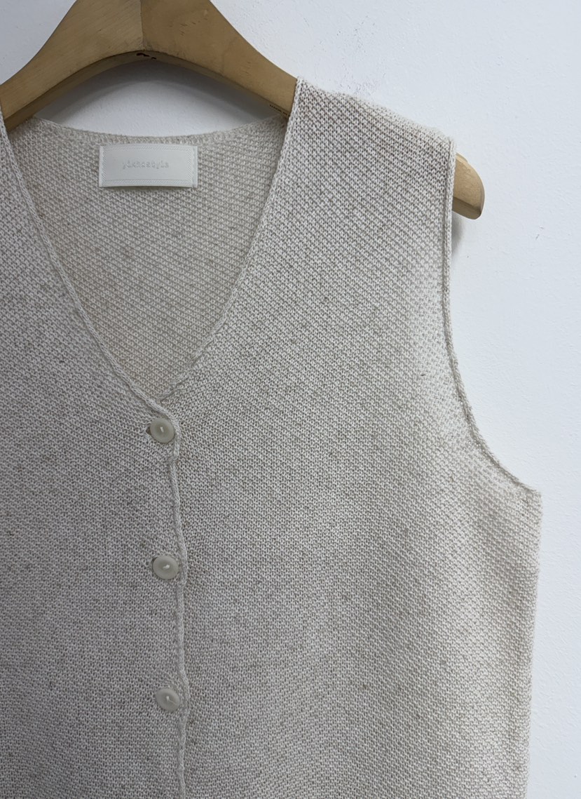YIKHO STYLE韓國直郵女裝新品時尚職業人氣休閑26春夏馬甲YIKHO STYLE馬甲