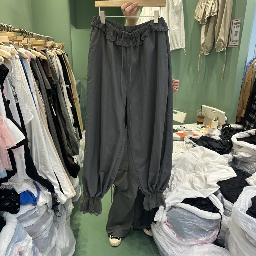ROMANTIC NEWYORK東大門實拍女裝新品時尚真品休閑褲蕾絲ROMANTIC NEWYORK休閑褲圖色3