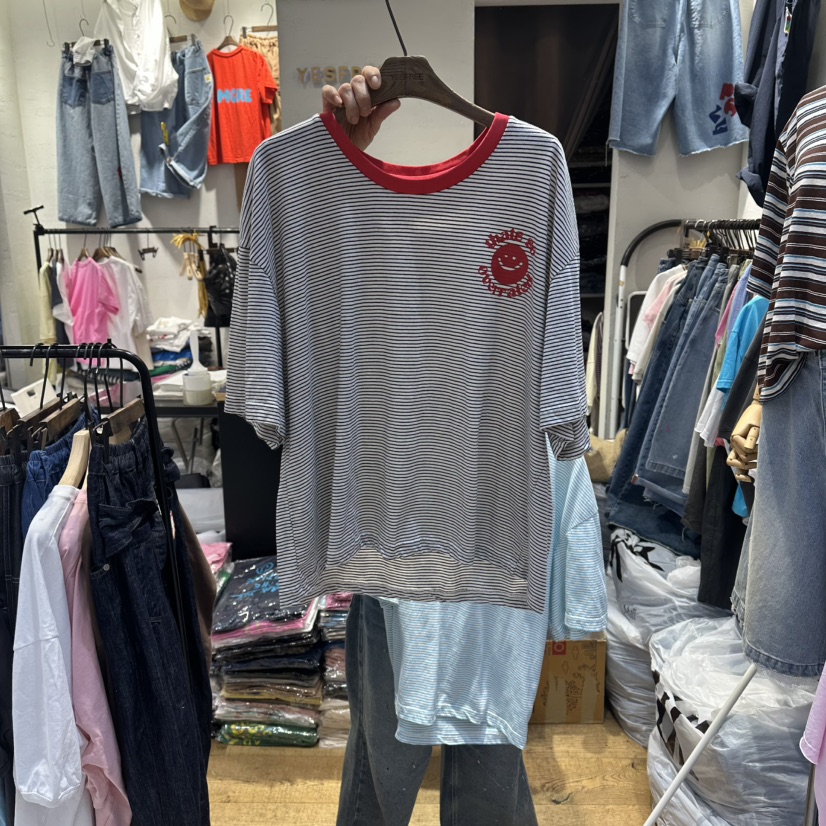 YESFREE韓國直郵女士新品人氣休閑時尚職業推薦熱賣真品T恤YESFREET恤圖色1