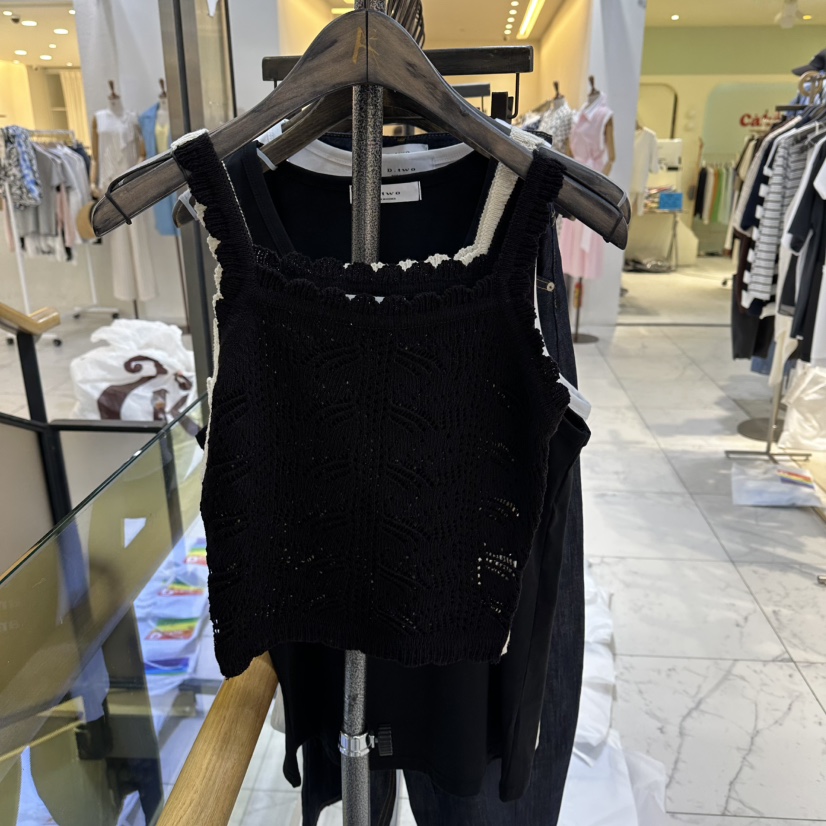 A2/D2東大門代購女士新品26春夏真品推薦吊帶背心針織無袖A2/D2吊帶/背心圖色3
