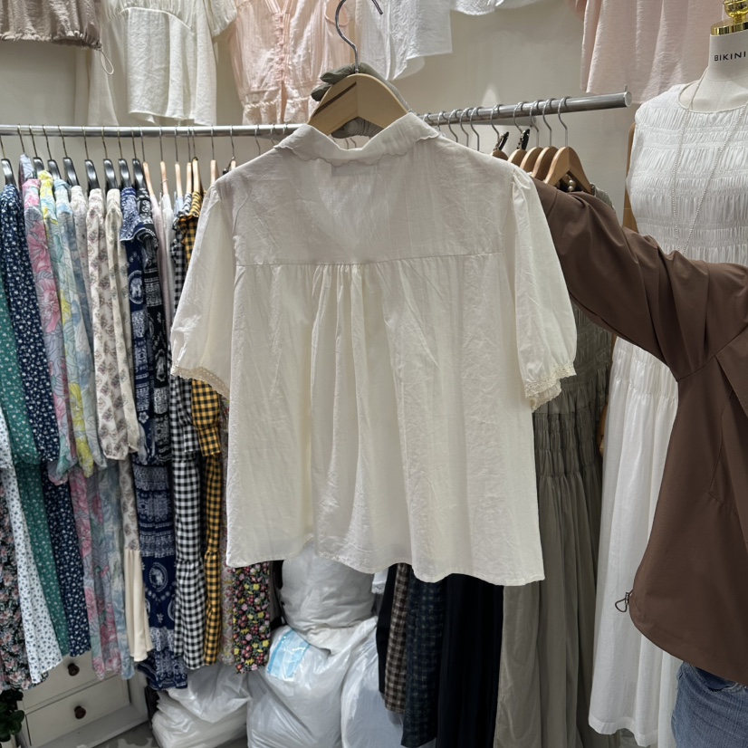 BIKINI韓國代購女裝新款真品熱賣時尚職業推薦襯衫蕾絲衫BIKINI襯衫/蕾絲衫