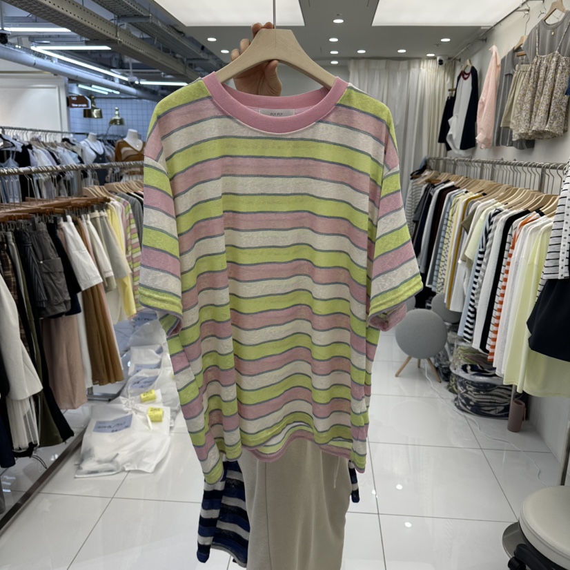 FLYFLY/LULULALLA/LIVE韓國代購女士新品真品T恤不含項鏈FLYFLY/LULULALLA/LIVET恤圖色1