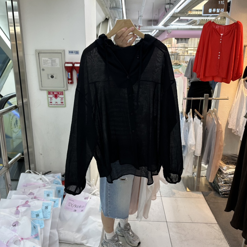 FLYFLY/LULULALLA/LIVE韓國代購女裝新品休閑襯衫蕾絲衫FLYFLY/LULULALLA/LIVE襯衫/蕾絲衫圖色3