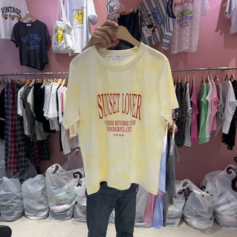 K STORY韓國直郵女裝新品時尚職業推薦熱賣真品人氣休閑T恤K STORYT恤圖色3
