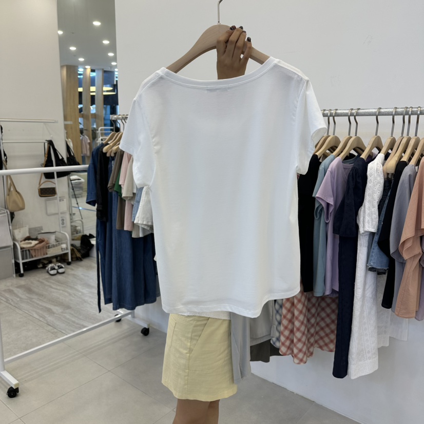FUNNY POWDER東大門代購女裝新品熱賣職業人氣休閑26春夏T恤THE FUNNYT恤