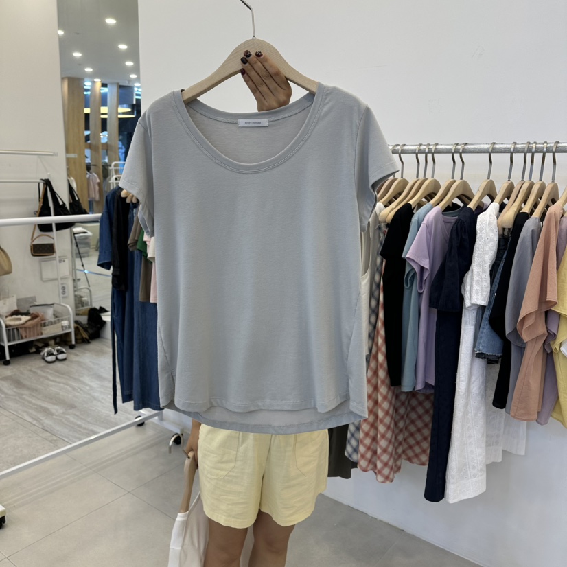 FUNNY POWDER東大門代購女裝新品熱賣職業人氣休閑26春夏T恤THE FUNNYT恤圖色2