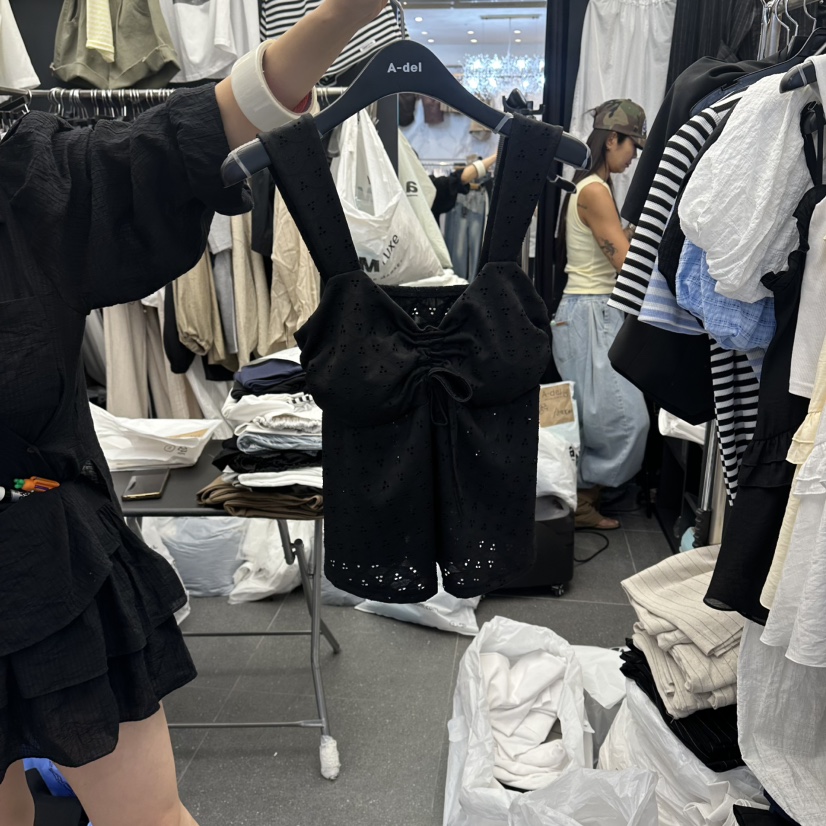 A-DEL東大門實拍女士新款真品人氣時尚熱賣吊帶背心無袖A-DEL吊帶/背心圖色2