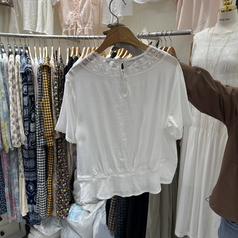 BIKINI東大門代購女士新品推薦時尚人氣襯衫蕾絲衫不含項鏈BIKINI襯衫/蕾絲衫