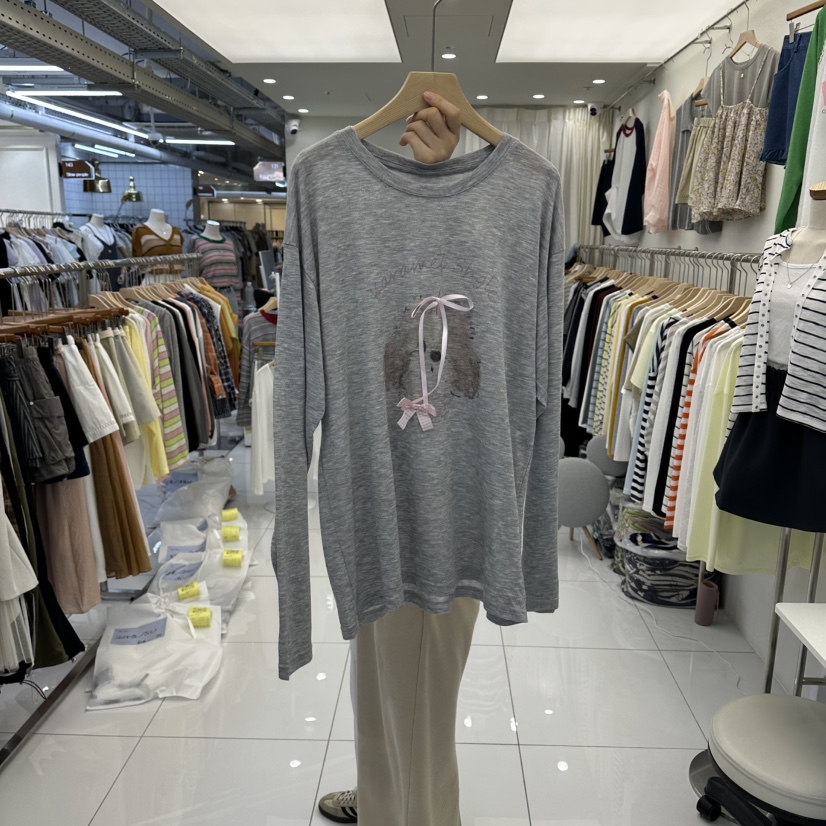 FLYFLY/LULULALLA/LIVE東大門代購女裝新款熱賣長袖T恤FLYFLY/LULULALLA/LIVE長袖T恤圖色2