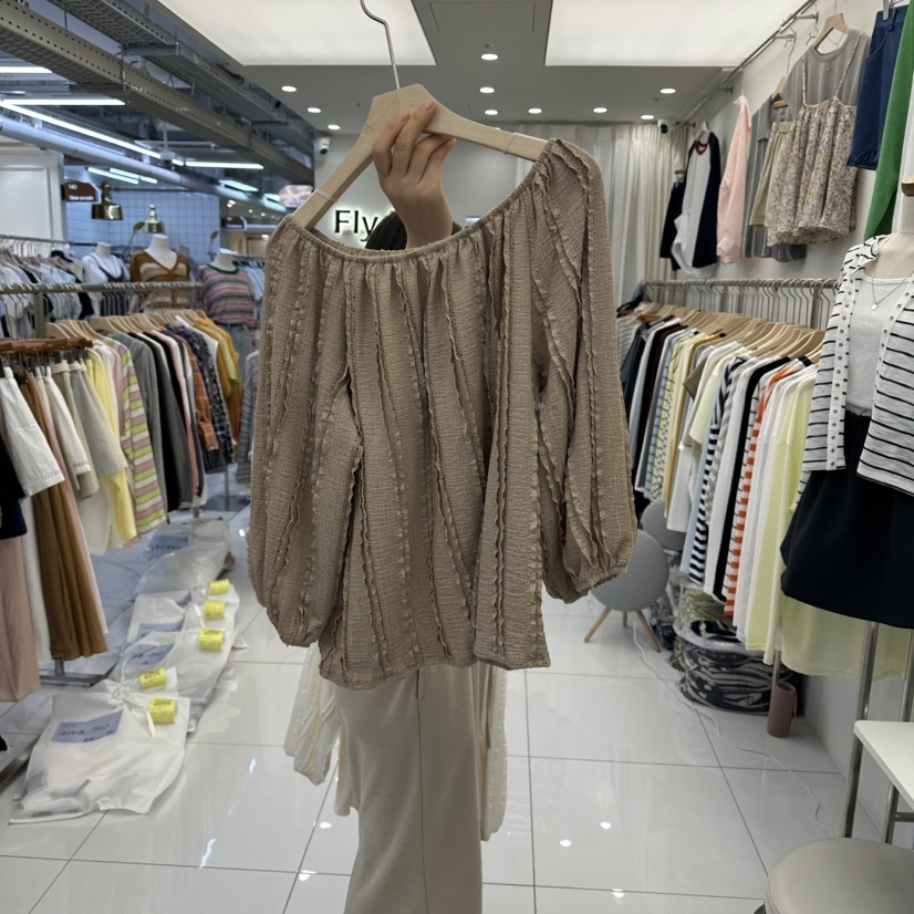 FLYFLY/LULULALLA/LIVE韓國直郵女士新品真品襯衫蕾絲衫FLYFLY/LULULALLA/LIVE襯衫/蕾絲衫圖色2