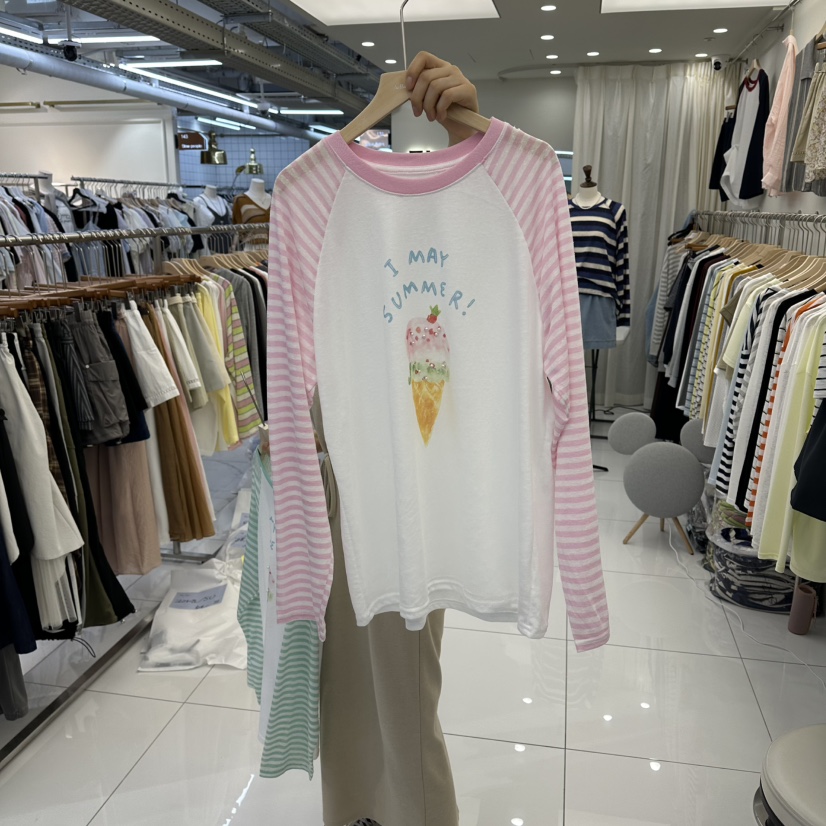 FLYFLY/LULULALLA/LIVE東大門直郵女裝新款人氣長袖T恤FLYFLY/LULULALLA/LIVE長袖T恤圖色2