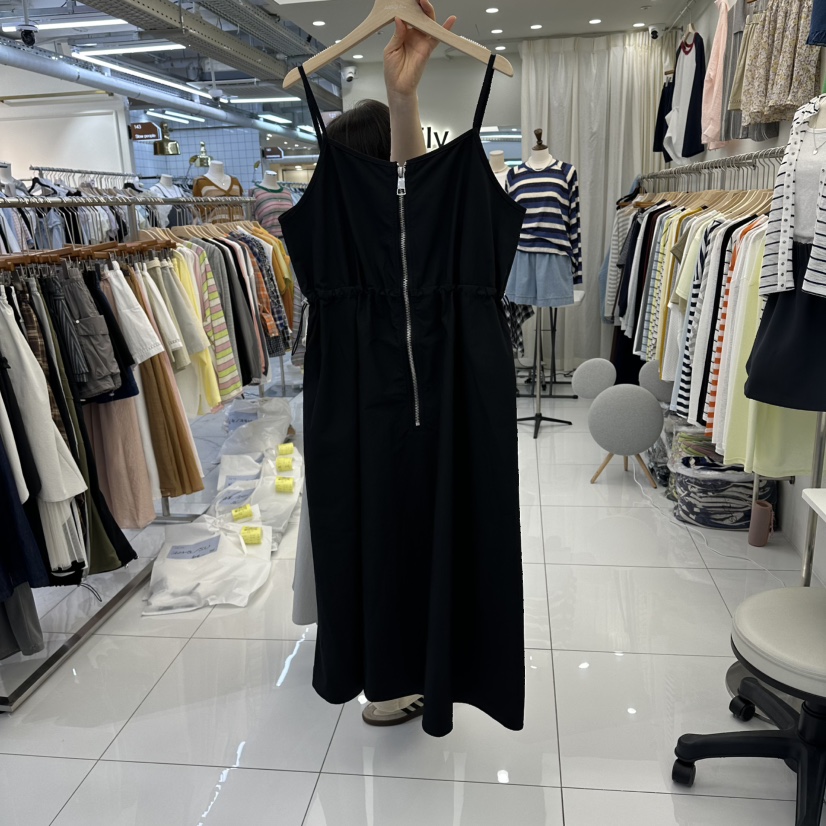 FLYFLY/LULULALLA/LIVE東大門實拍女裝新品人氣連衣裙拉鏈FLYFLY/LULULALLA/LIVE連衣裙圖色2