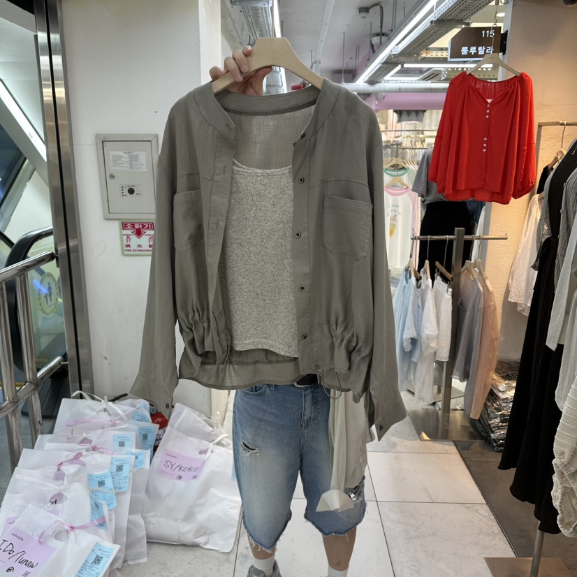 FLYFLY/LULULALLA/LIVE東大門實拍女士新款真品套裝口袋FLYFLY/LULULALLA/LIVE套裝圖色1