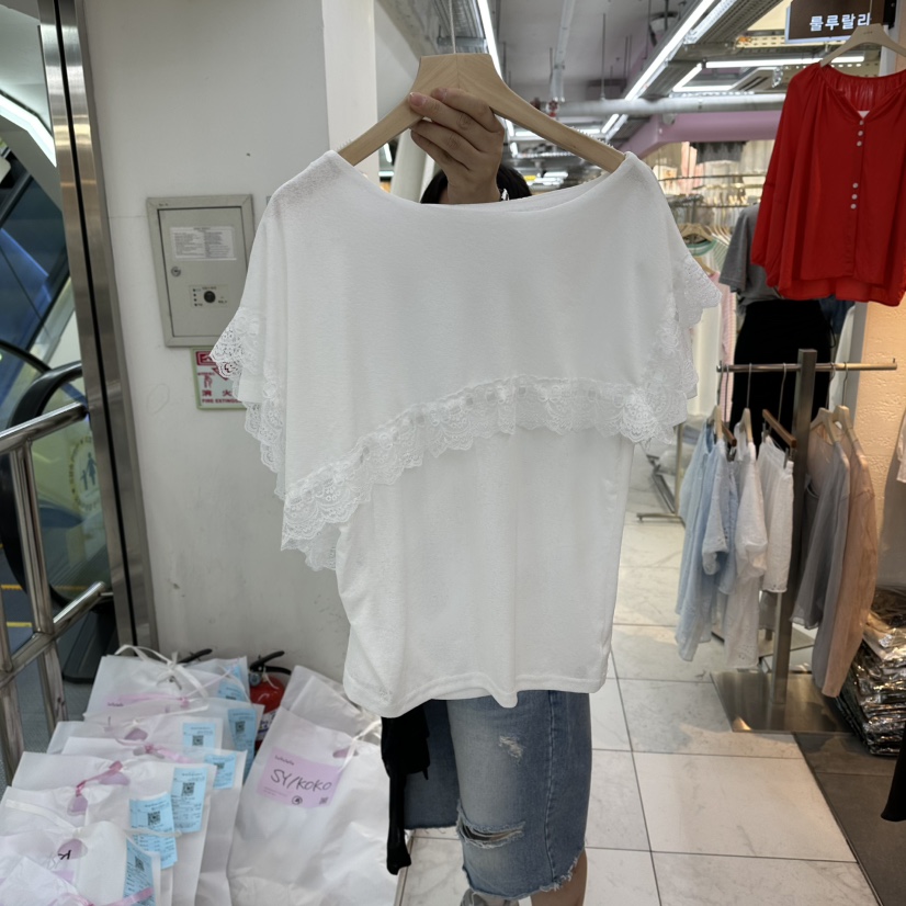 FLYFLY/LULULALLA/LIVE東大門代購女士新品真品職業T恤FLYFLY/LULULALLA/LIVET恤圖色1