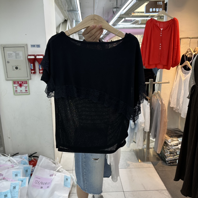 FLYFLY/LULULALLA/LIVE東大門代購女士新品真品職業T恤FLYFLY/LULULALLA/LIVET恤圖色2