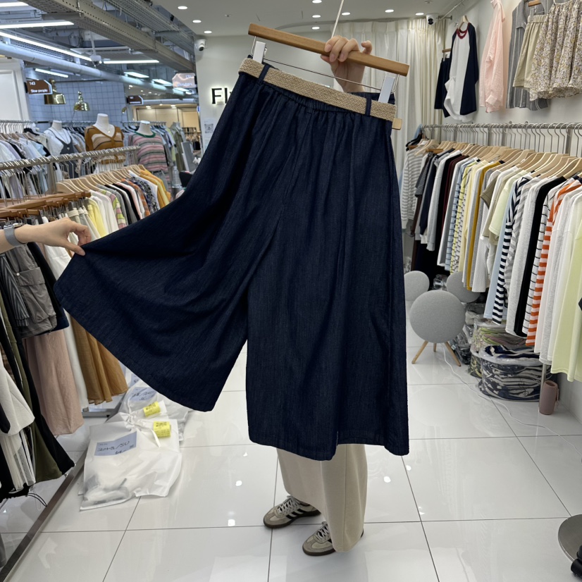 FLYFLY/LULULALLA/LIVE東大門直郵女士新品人氣休閑褲含腰帶FLYFLY/LULULALLA/LIVE休閑褲