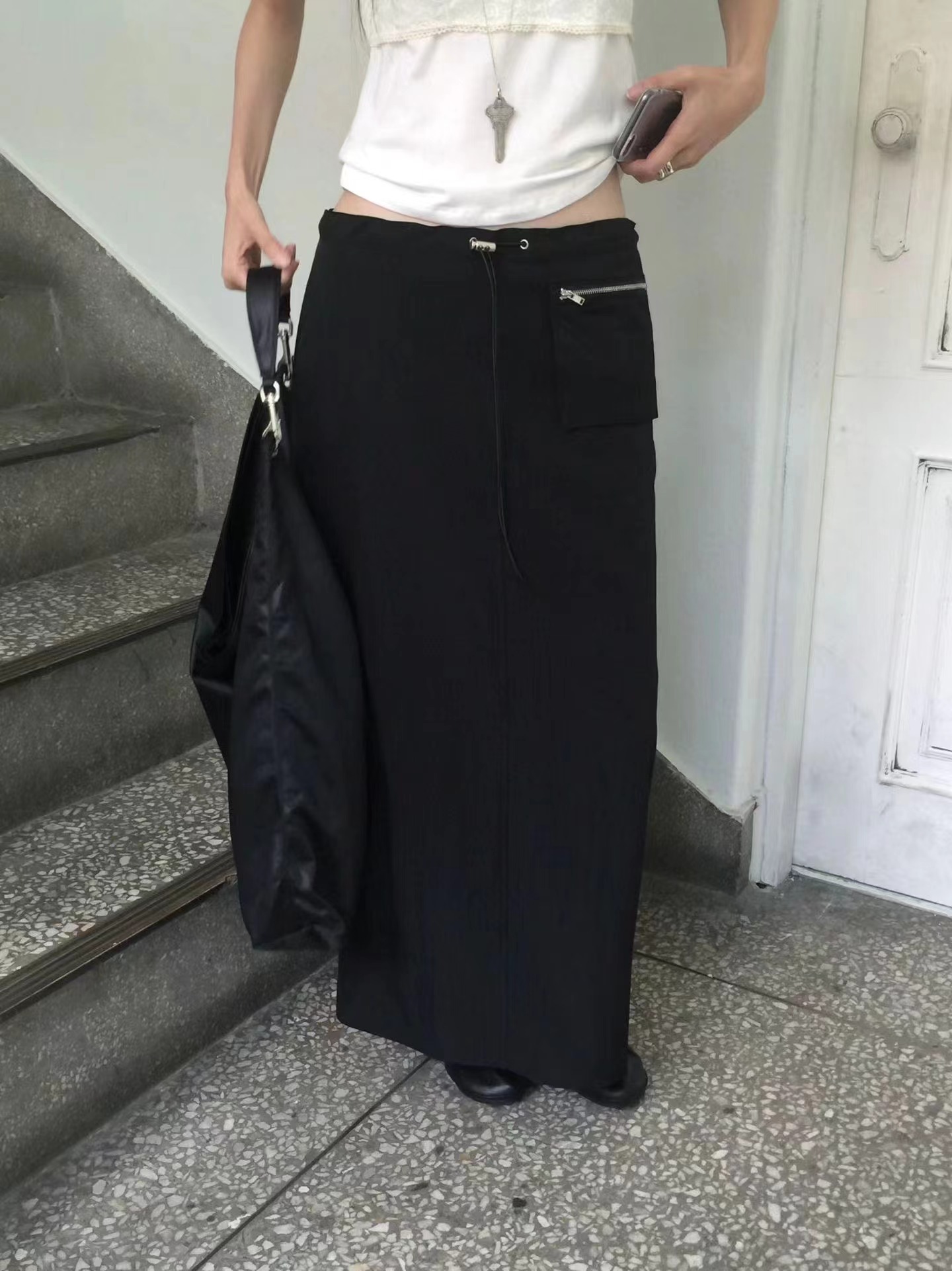 NWEOL韓國代購女士新款職業推薦26春夏熱賣人氣休閑時尚長裙NWEOL長裙