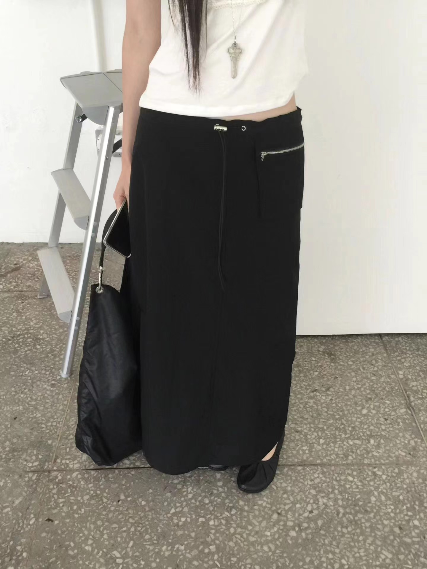 NWEOL韓國代購女士新款職業推薦26春夏熱賣人氣休閑時尚長裙NWEOL長裙