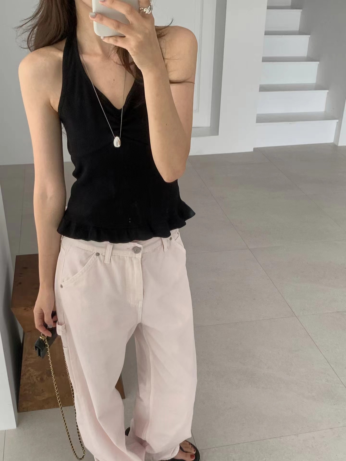 MIELLE-미엘르-OT東大門代購女裝新品熱賣吊帶背心露背MIELLE-2件起吊帶/背心圖色1