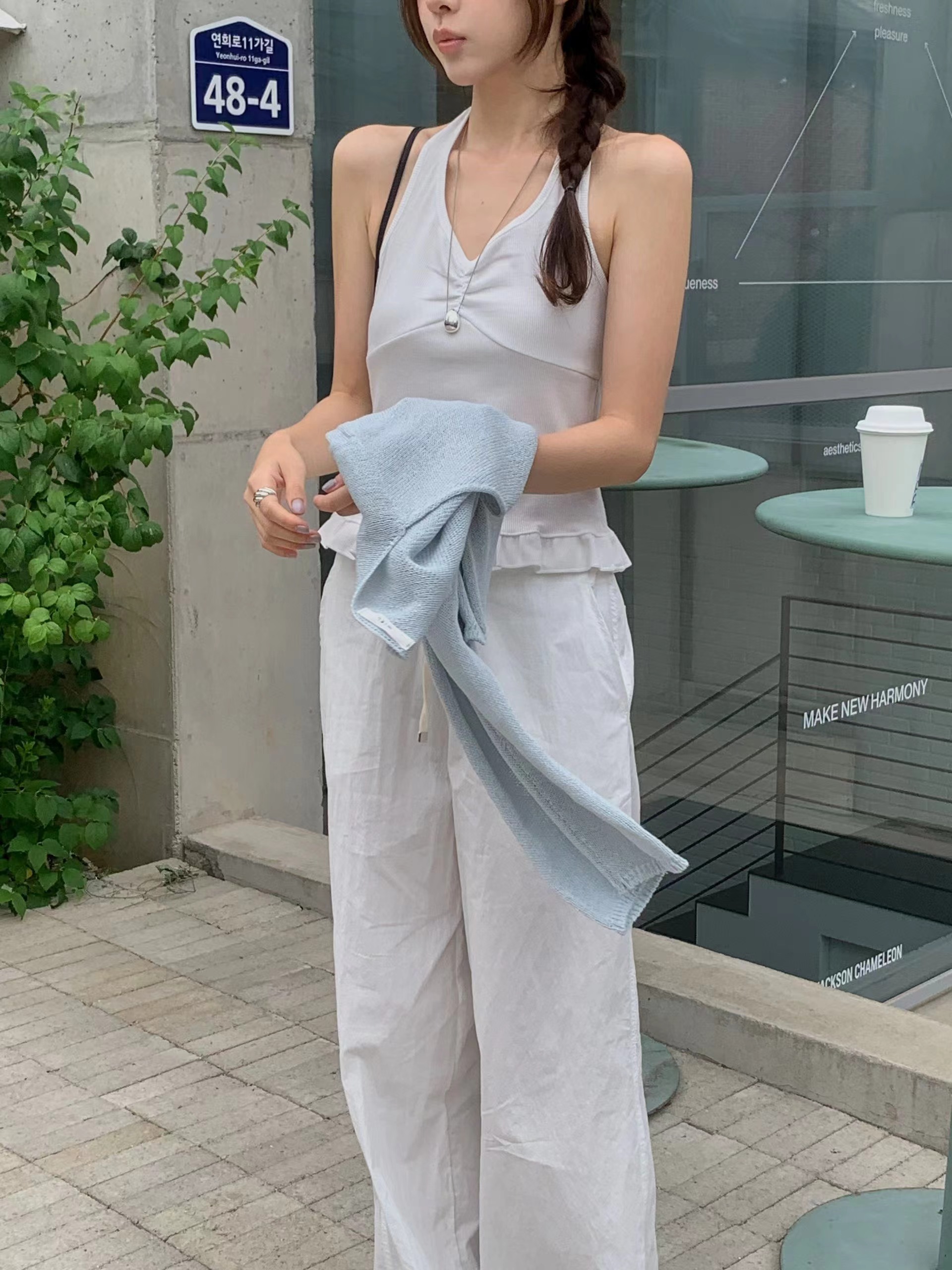 MIELLE-미엘르-OT東大門代購女裝新品熱賣吊帶背心露背MIELLE-2件起吊帶/背心圖色4