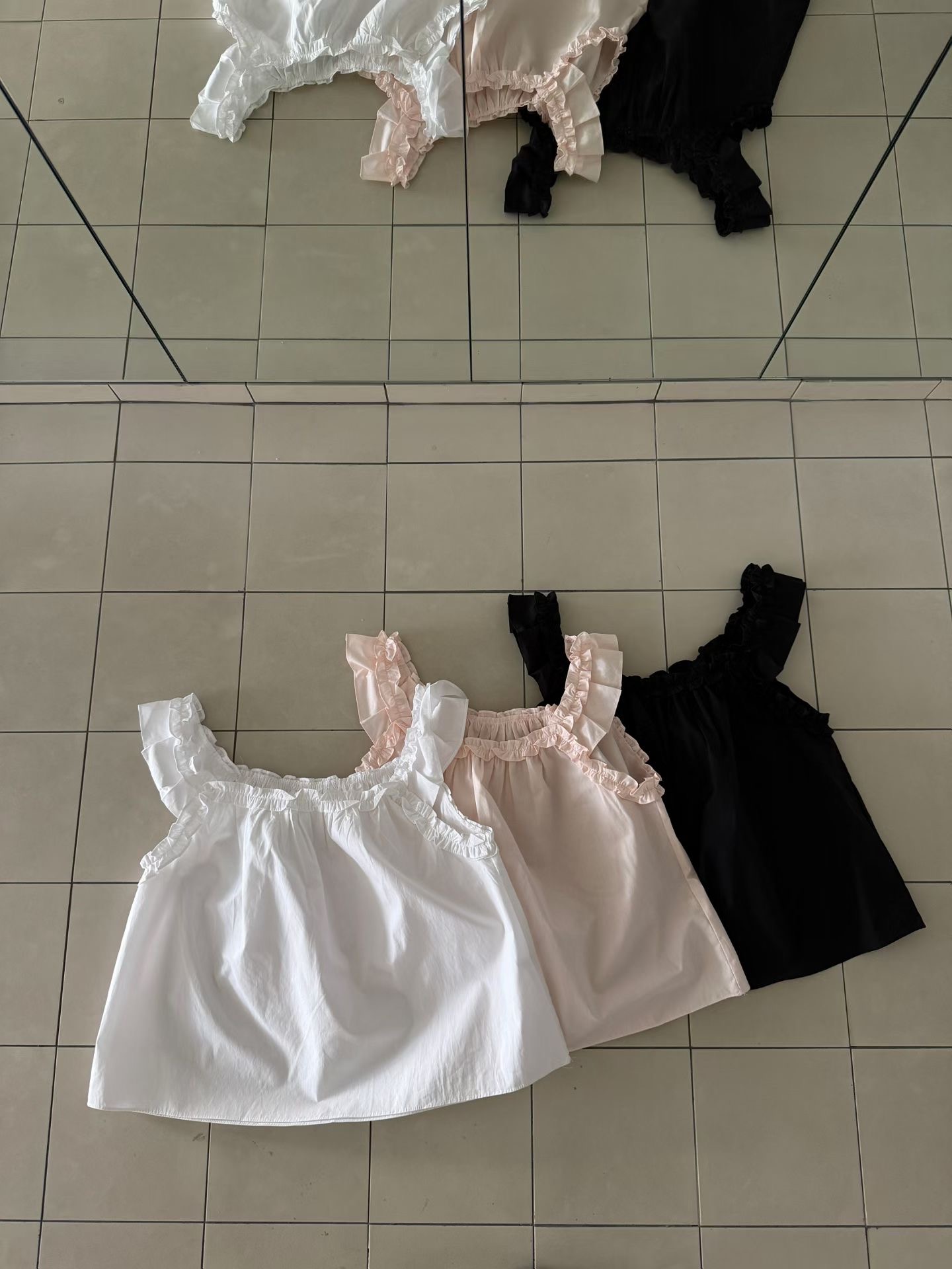 SALT.B/BREADY東大門實拍女士新款26春夏人氣熱賣吊帶背心SALT.B/BREADY吊帶/背心圖色2左二色