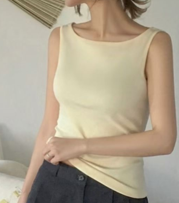 LUNE東大門實拍女士新品26春夏推薦休閑職業吊帶背心無袖LUNE吊帶/背心圖色2