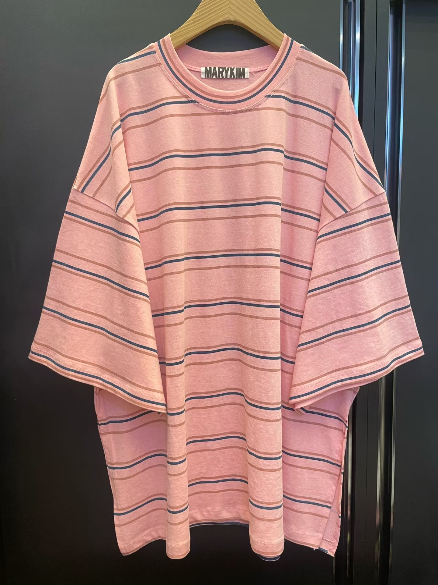 MARYKIM韓國直郵女裝新品人氣真品26春夏熱賣職業推薦T恤MARYKIMT恤圖色1