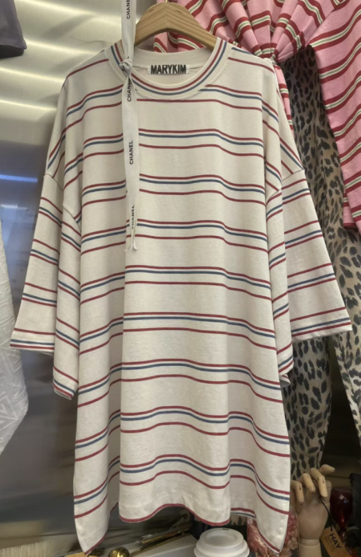 MARYKIM韓國直郵女裝新品人氣真品26春夏熱賣職業推薦T恤MARYKIMT恤圖色2