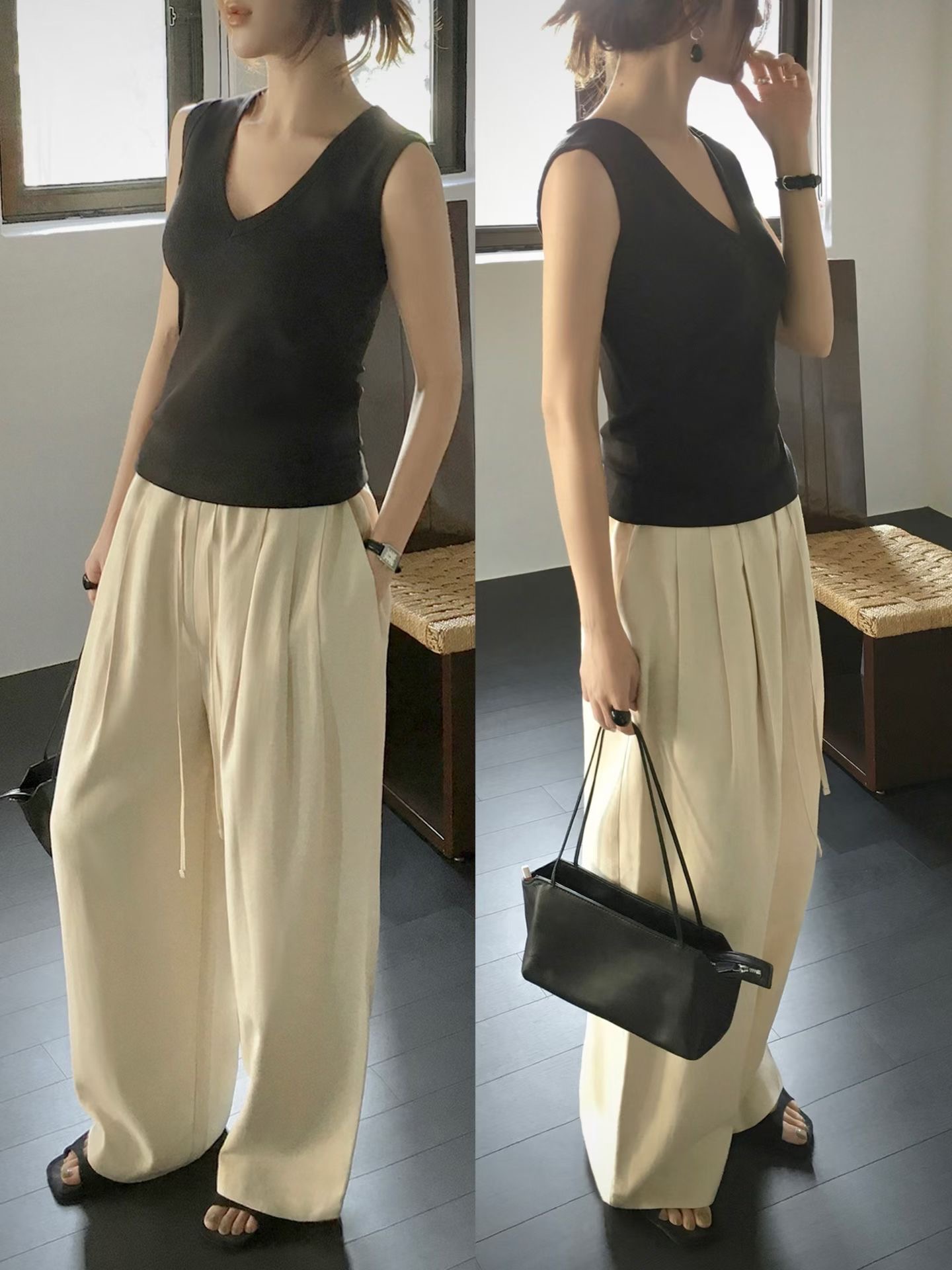 LUNE韓國直郵女裝新款時尚推薦休閑熱賣人氣26春夏休閑褲LUNE休閑褲