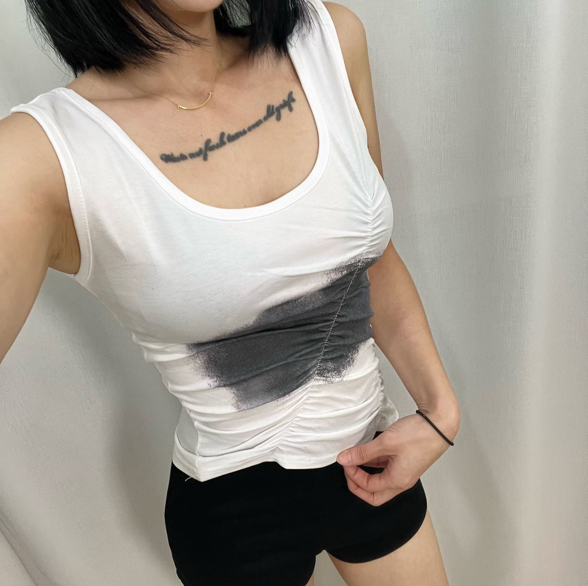 BOY MEET GIRL-T韓國直郵女士新款熱賣時尚職業吊帶背心BOY MEET GIRL-T吊帶/背心