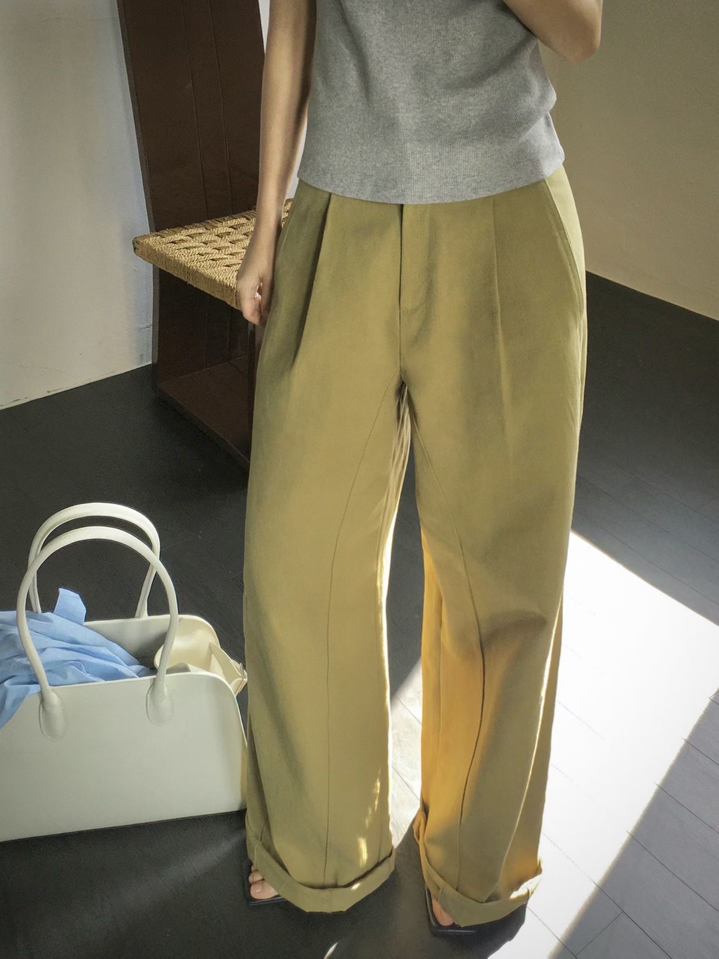 LUNE東大門直郵女士新品真品時尚26春夏人氣職業熱賣休閑褲LUNE休閑褲