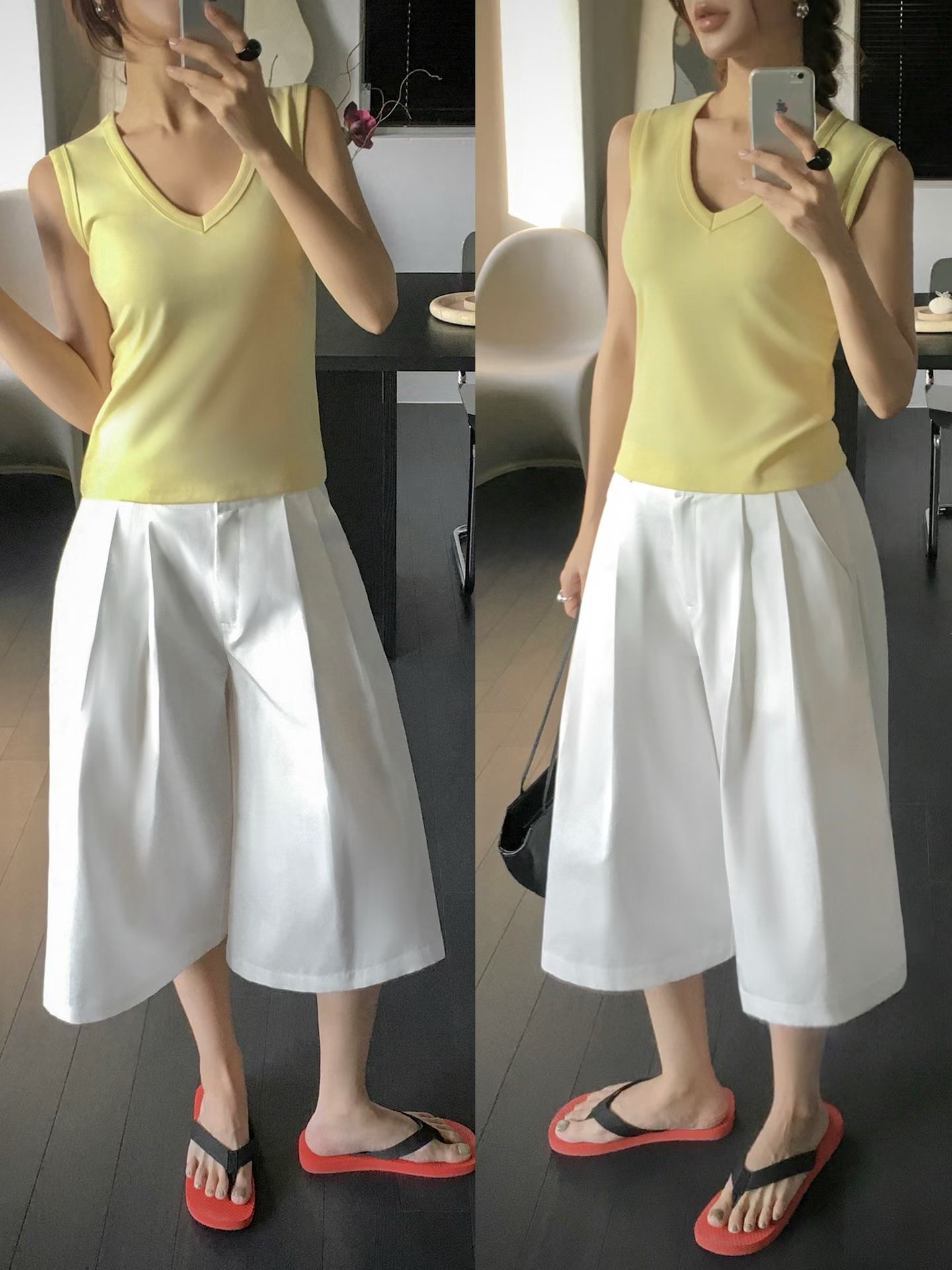 LUNE東大門直郵女裝新款休閑26春夏人氣時尚吊帶背心V領無袖LUNE吊帶/背心